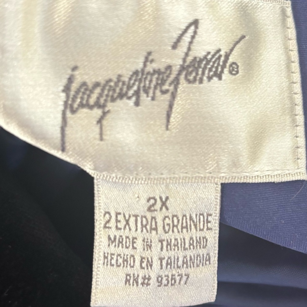 Jacqueline ferrar vintage all weather coat jacket for women Sz 2X/2 extra grande - Picture 10 of 10